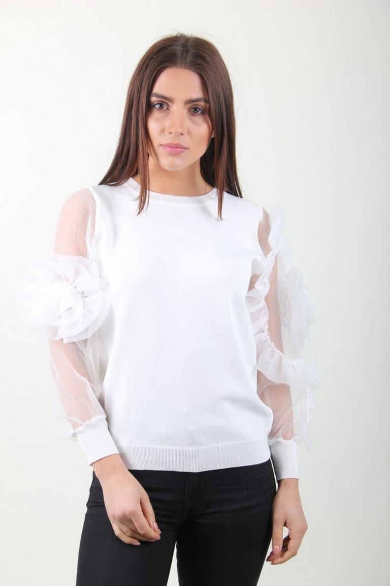 

Кофта женская LadiesFashion 121 (Белый, Кофта женская LadiesFashion 121 (Белый M/L)
