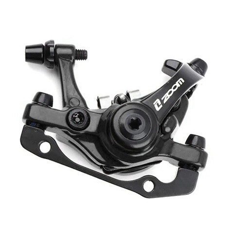 

Тормоз дисковый (калипер) двухпоршневой, с двумя активными колодками, Zoom DB680, передний 160 мм, черный