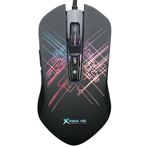 

Игровая мышь проводная Xtrike GM-510 USB Gaming Mouse с подсветкой Black