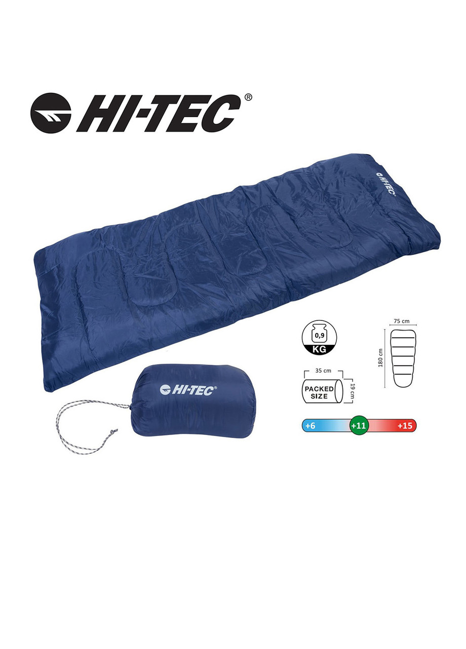 

Спальний мішок Hi-Tec Seeb 180x75см Right Zip Синій (JS.710.Q1)