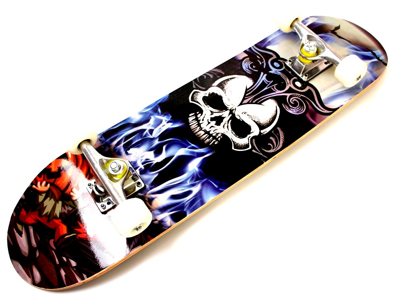 

Скейтборд "Display" деревянный с рисунком 31", "Skull"