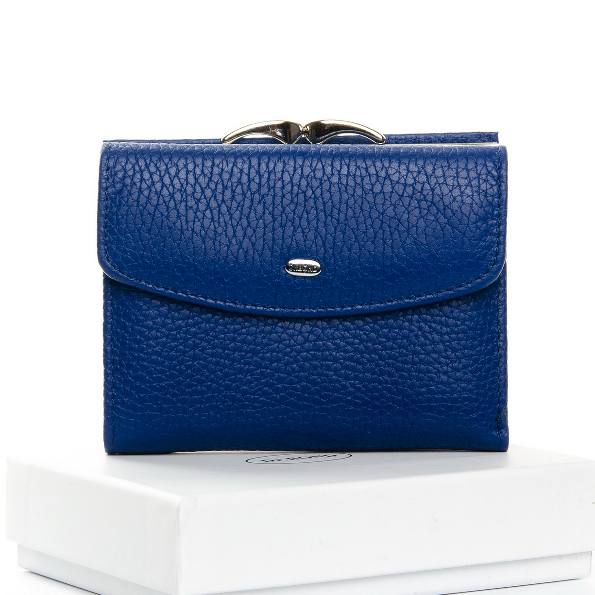 

Женский кожаный кошелек dr.Bond Classic WS-11 синий