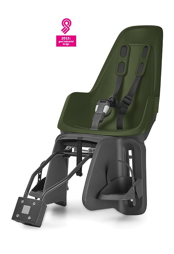 

Детское велокресло на раму или багажник Bobike ONE Maxi 1P&E-BD зеленое