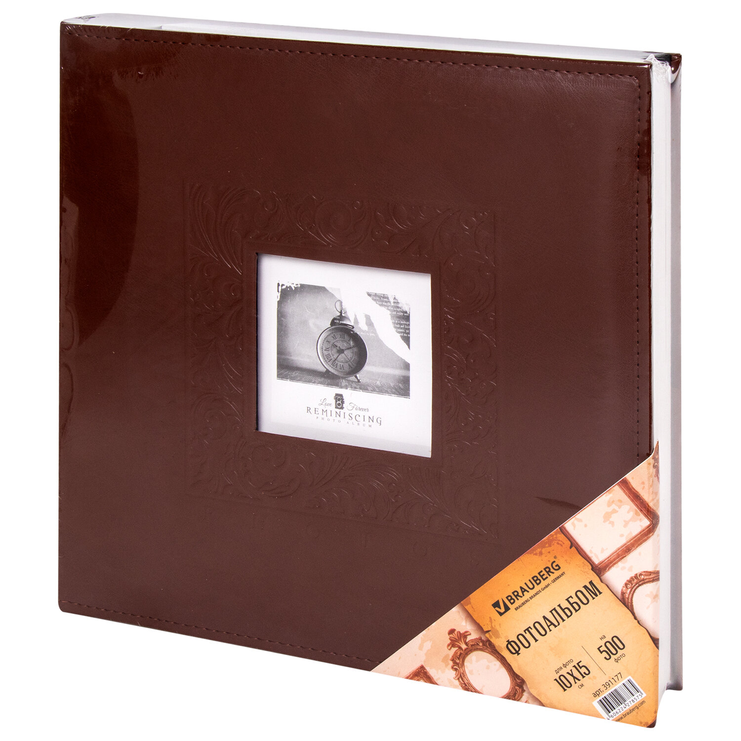

Фотоальбом `Smooth brown`, на 500 фото 10х15 см, цвет обложки коричневый (18397857)