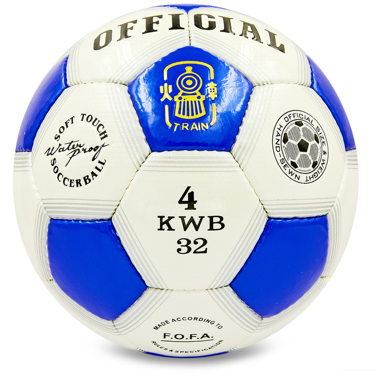 

Мяч футбольный Profi Pro Liga №4 Official 0170 White-Blue