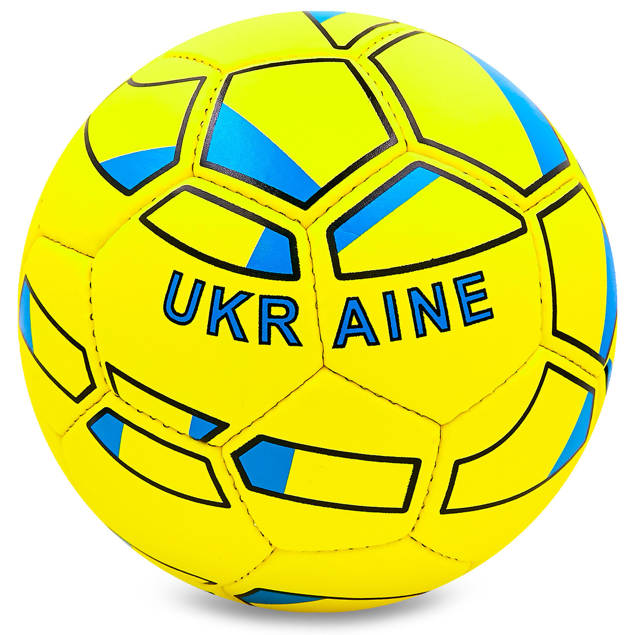 

Мяч футбольный Profi Grippy Pro Liga №5 Ukraine Украина 0047-766 Yellow-Blue