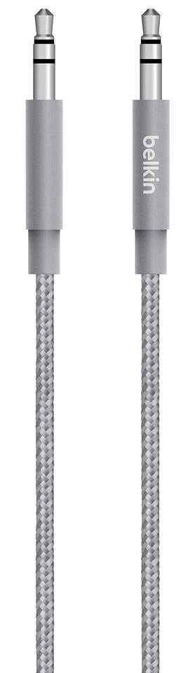 

Кабель Belkin jack 3.5mm - jack 3.5mm Premium 1.2 m Gray (AV10164BT04-GRY)