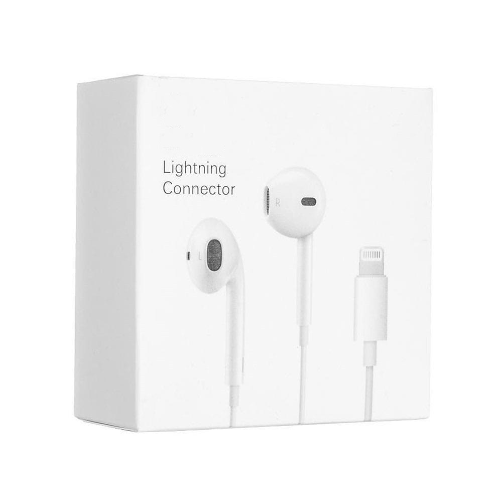 

Наушники с разъёмом Lightning retail box для Iphone 7, 7 plus, 8, 8 plus, X, Xr, Xs, Xs Max, SE2020, 11, 12