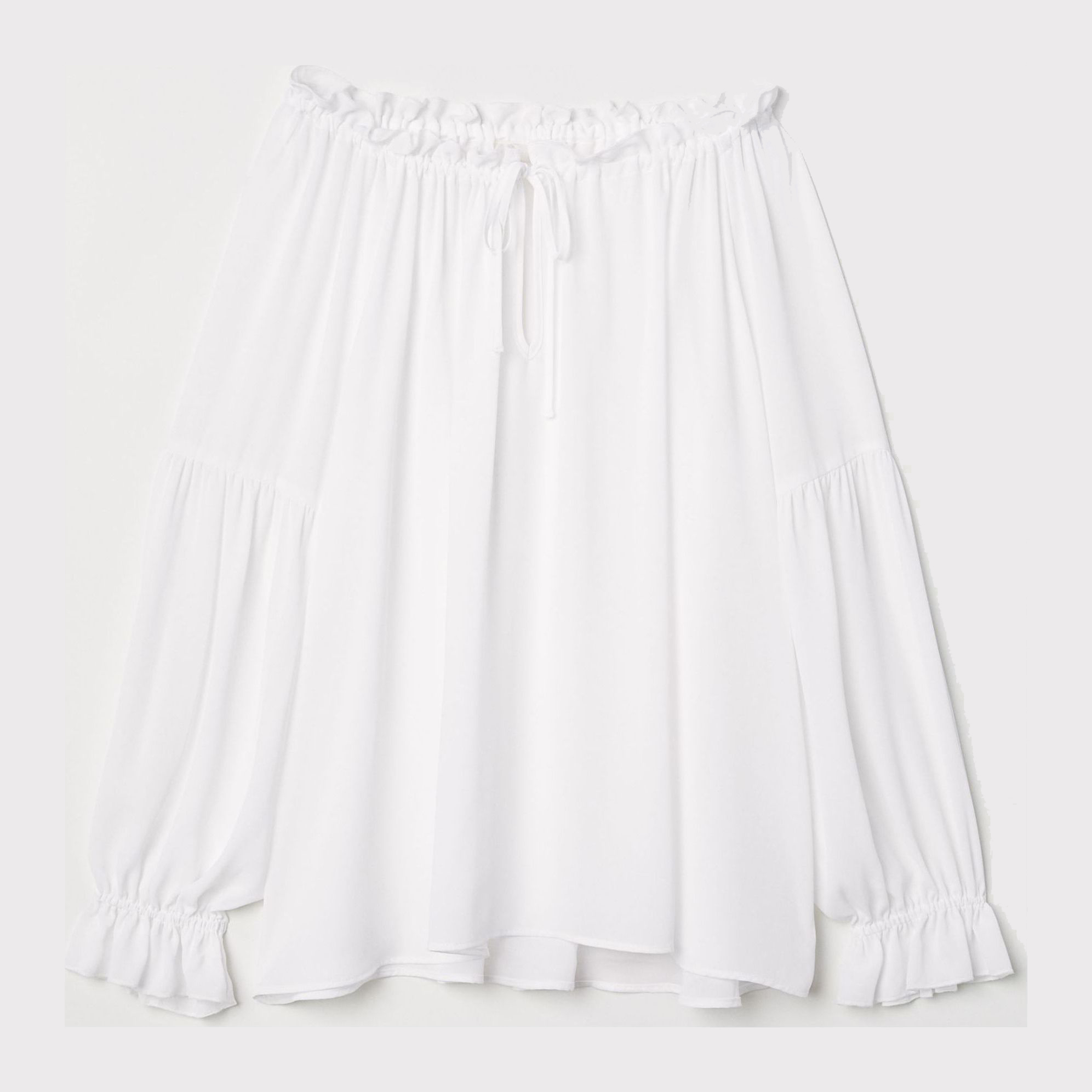 

Блузка H&M 6643927-ACTS 34 Белая