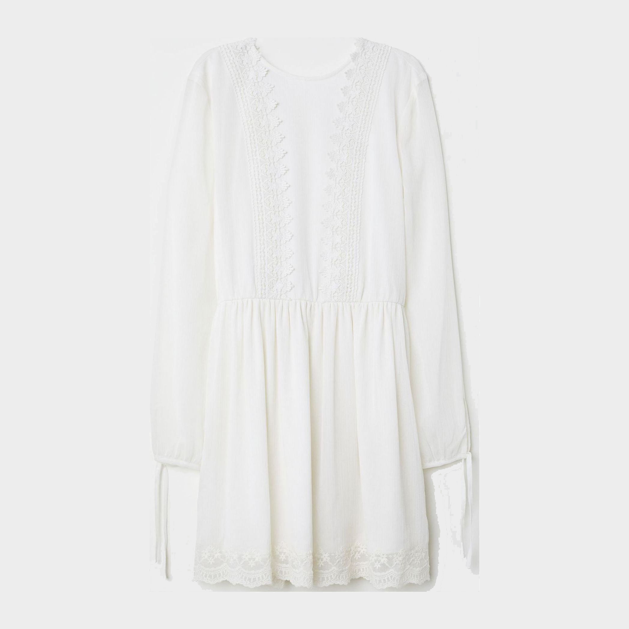

Платье H&M 6114697-ABAK 36 Молочное