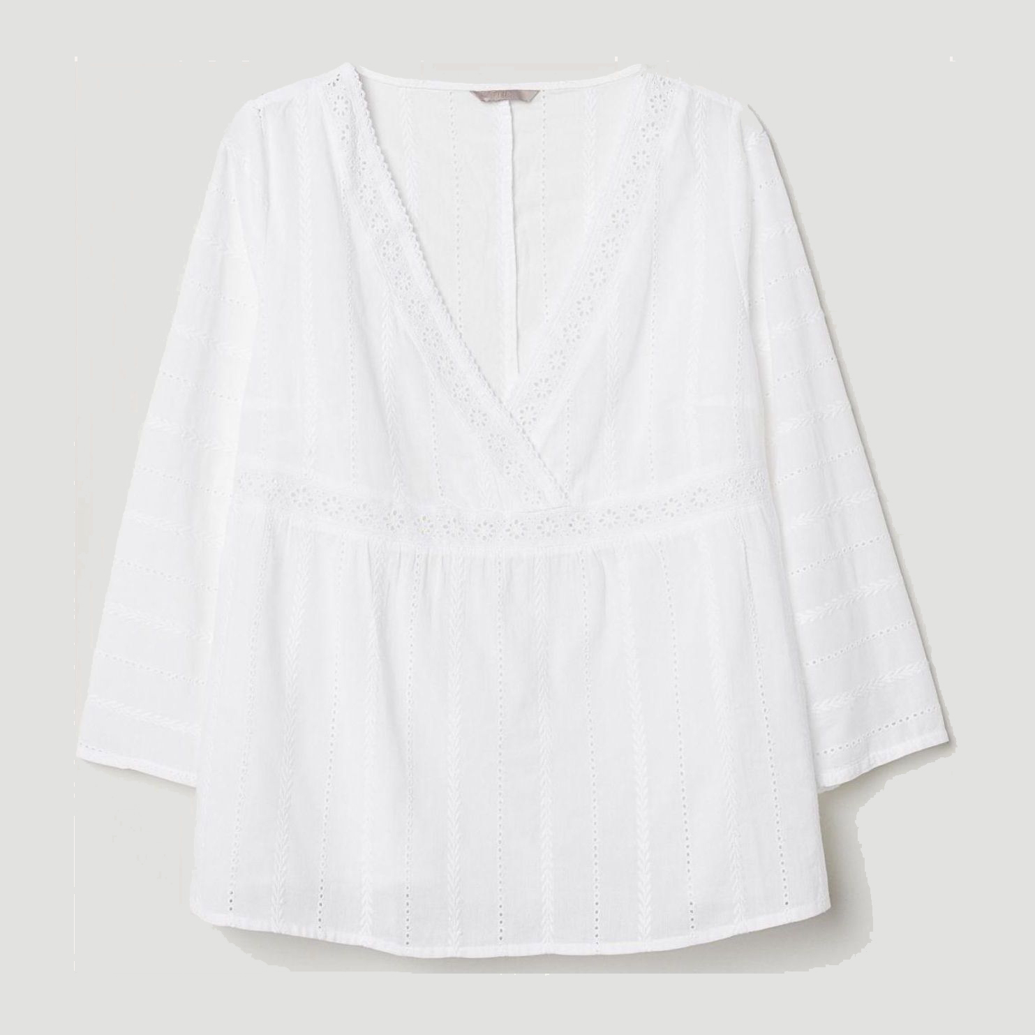 

Блузка H&M 7015558-ACTS 54 Белая
