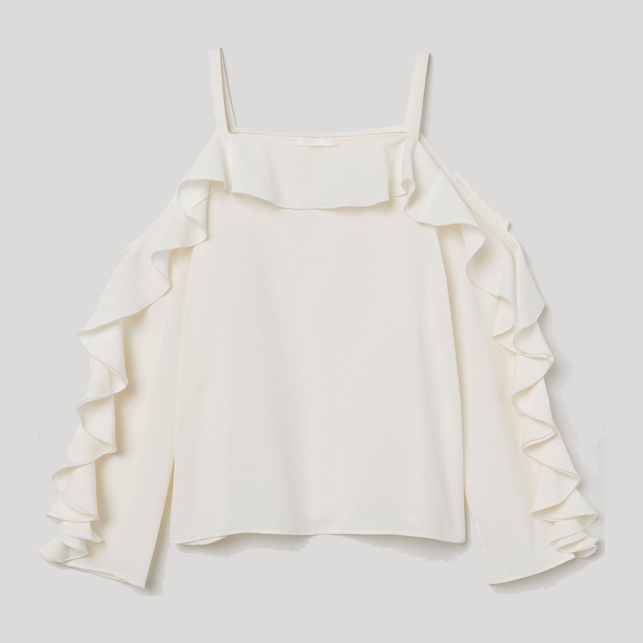 

Блузка H&M 6856898-ABAK 40 Молочная