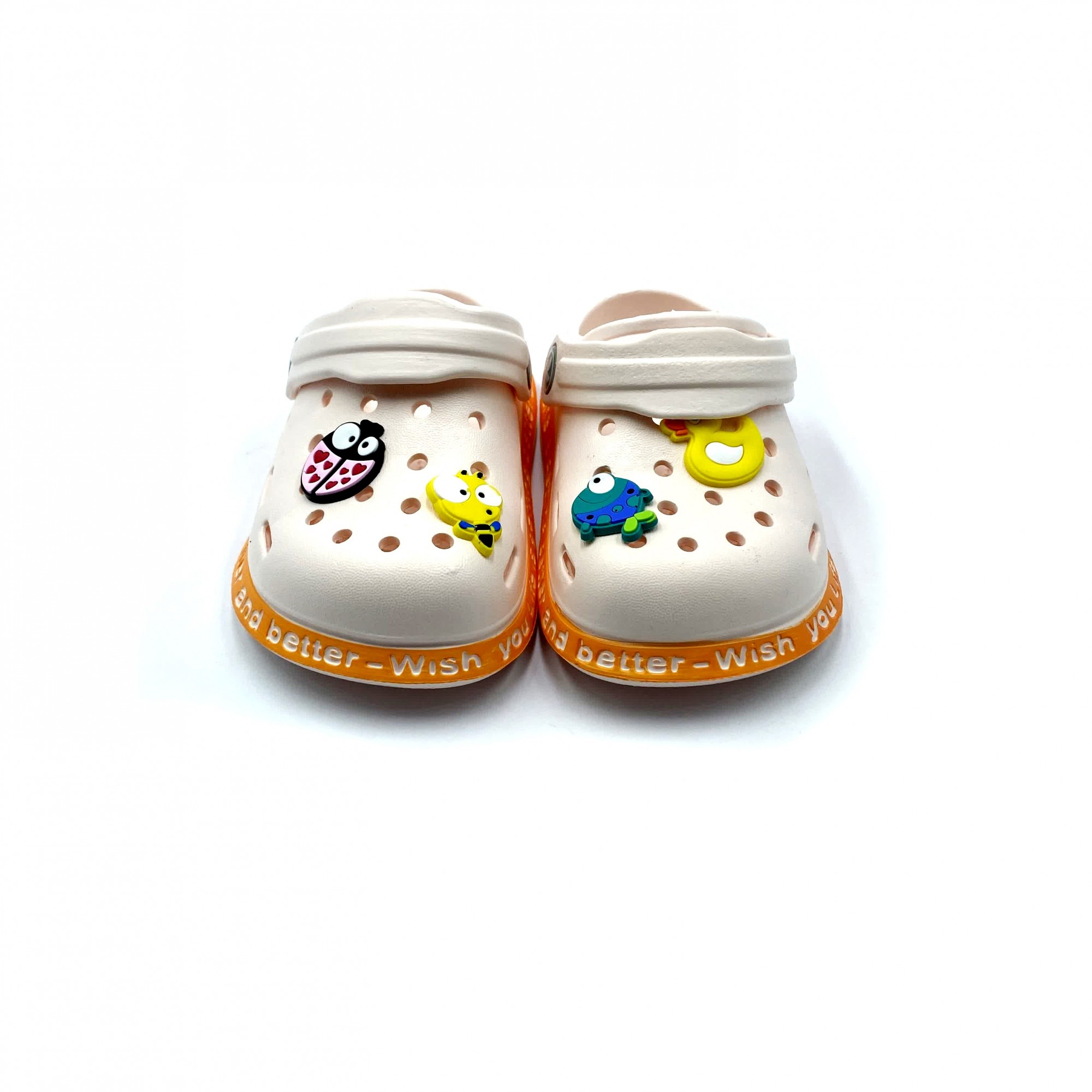 

Кроксы для девочек QQ Ladybug 28 17 см Pink 2038