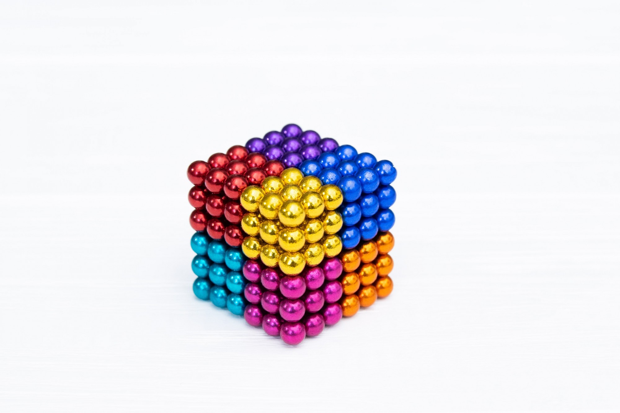 

Головоломка Неокуб (Neocube) 5 мм (216 шариков) цветной 8 цветов