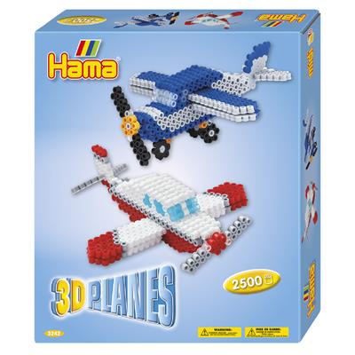 

Термомозаика HAMA Набор термомозаики "Объемные самолеты" Midi 5+