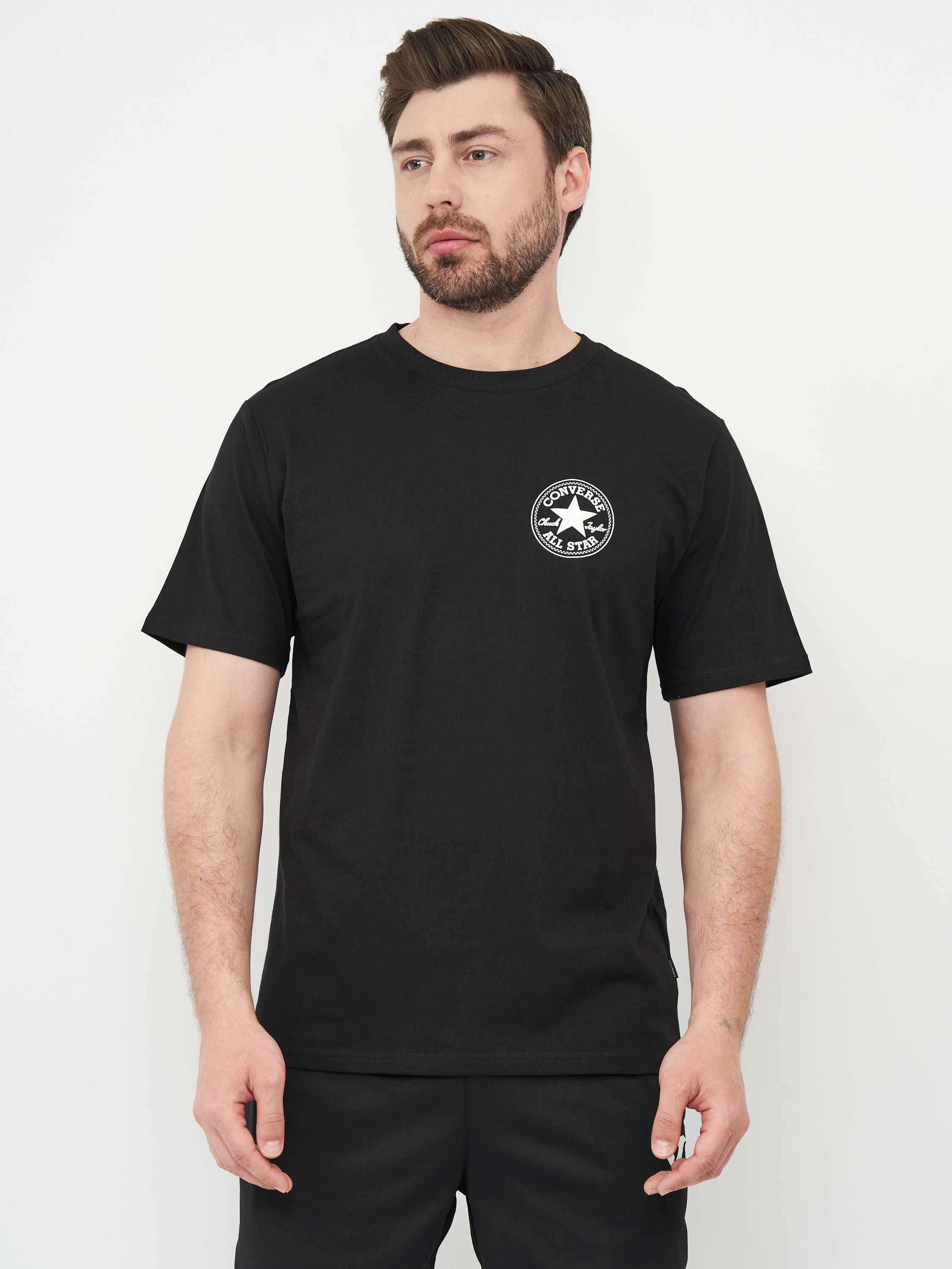 

Футболка Converse Puffed Chuck Patch Tee 10021631-001  Black, Футболка Converse Puffed Chuck Patch Tee 10021631-001 S Black
