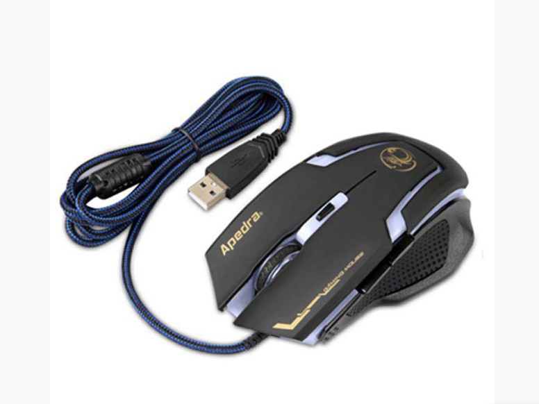 

Игровая мышка Apedra A9 3200 dpi LED подсветка