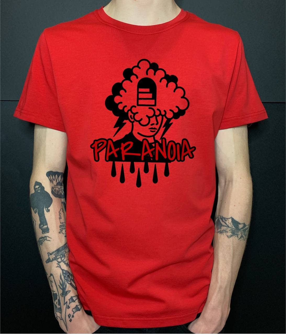 

Футболка Cyeta "paranoia" Красная XL