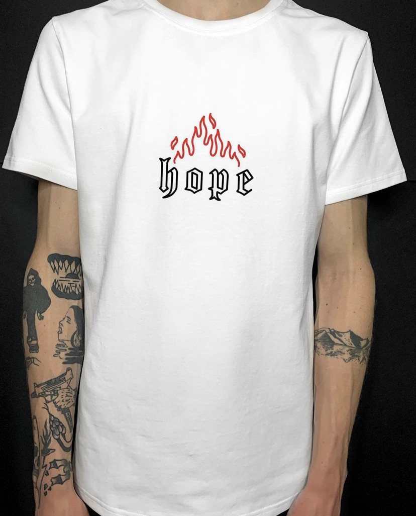 

Футболка Cyeta "hope" Белая M