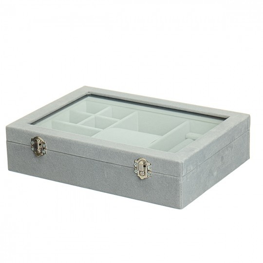 

Шкатулка для украшений Ognegriv Gray 28х20х6.5 см (0505-011)