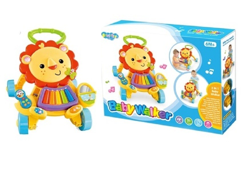 

Каталка игровой центр 869-52 2 в1 батар муз свет