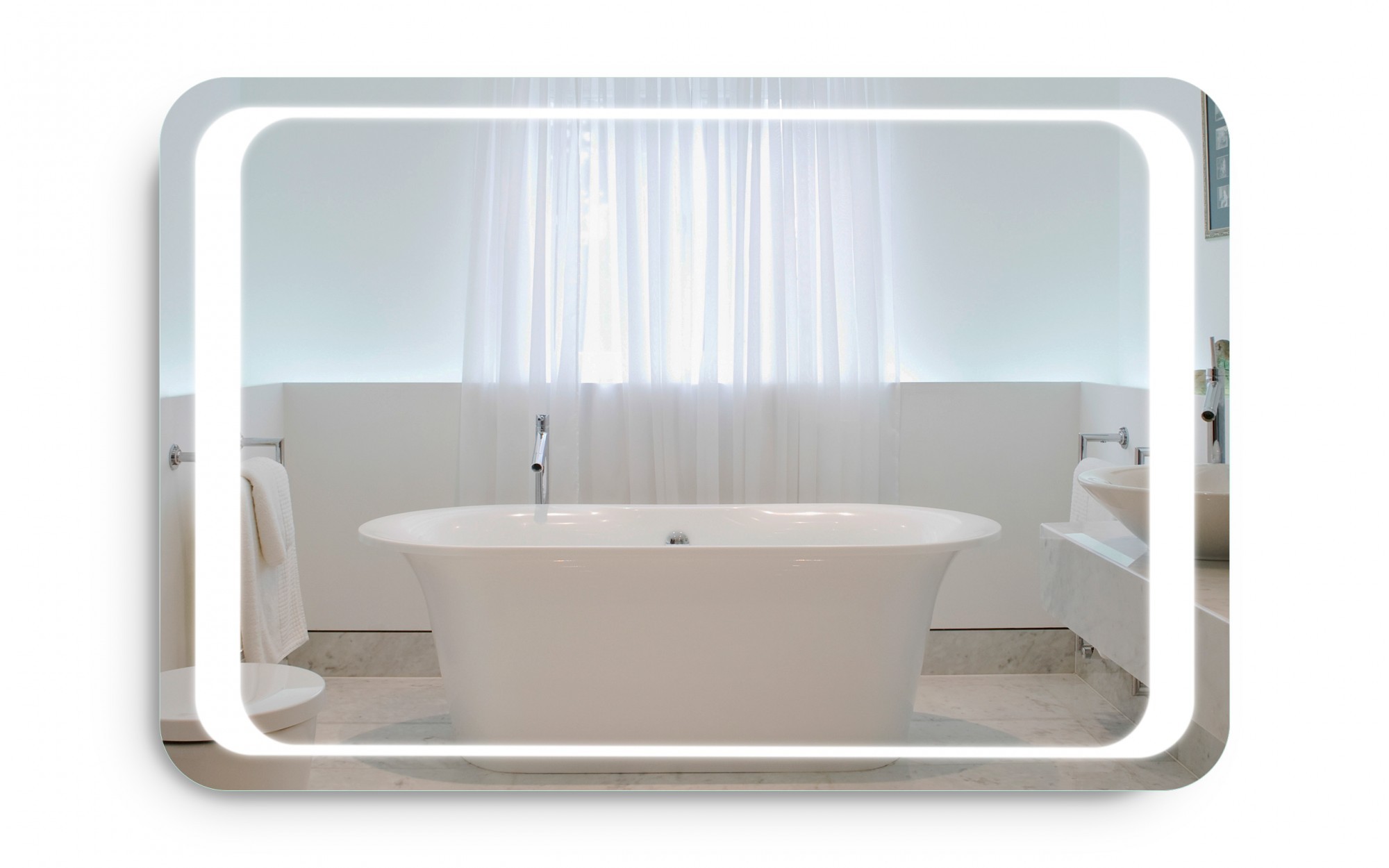 

Зеркало с LED подсветкой NEAPOL 80х60