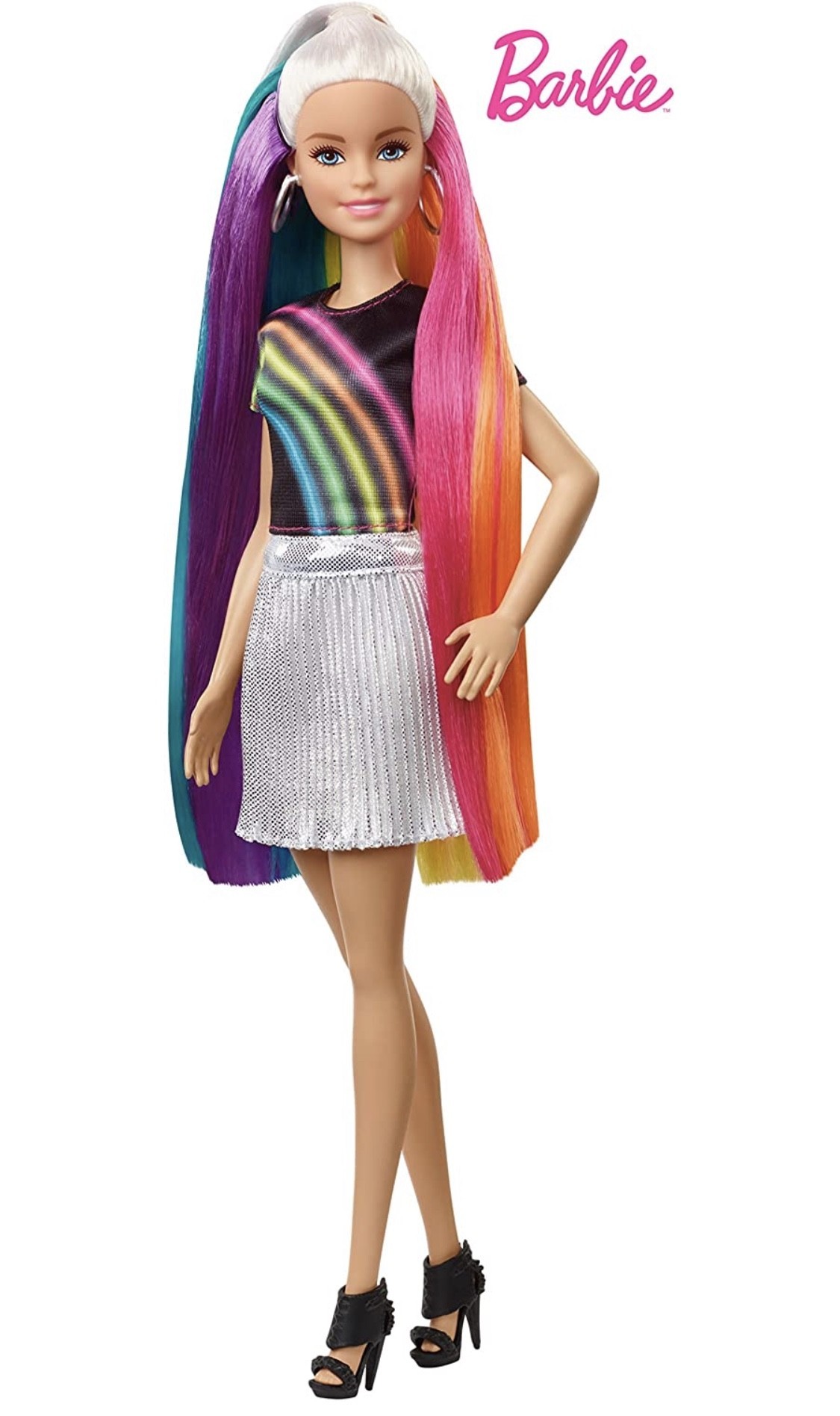 

Кукла Barbie Mattel Радужная и блестящая