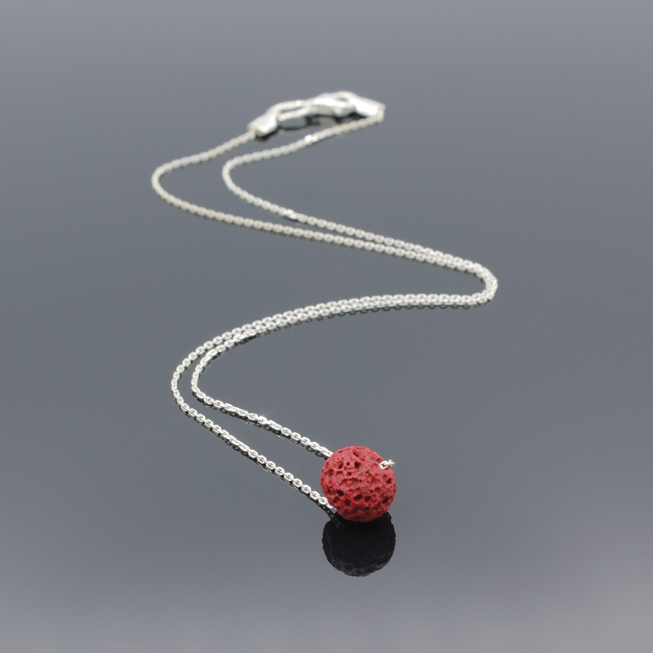 

Серебряное колье Коралл 40