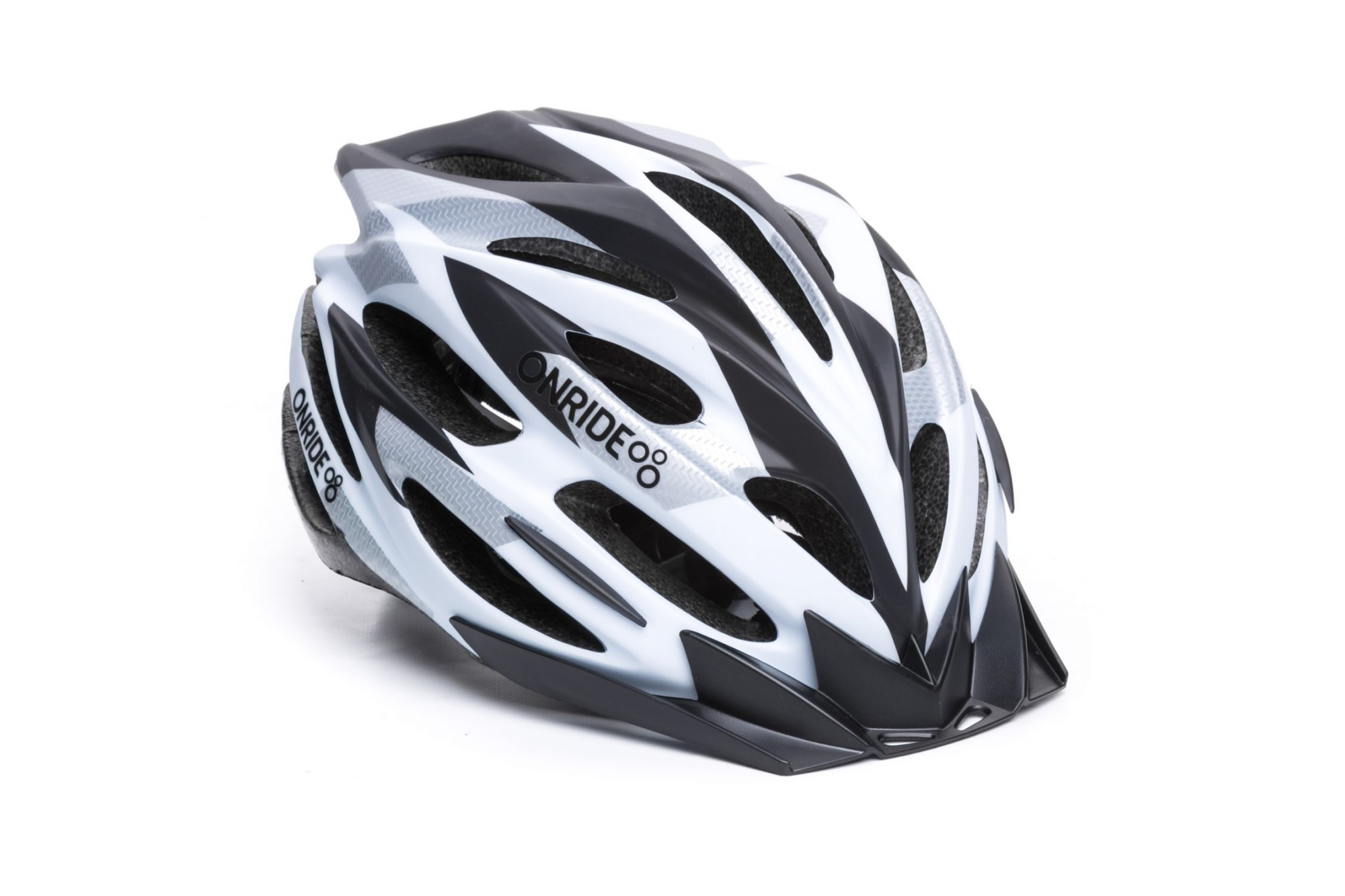 

Шолом ONRIDE Grip L (58-61 см) білий-чорний