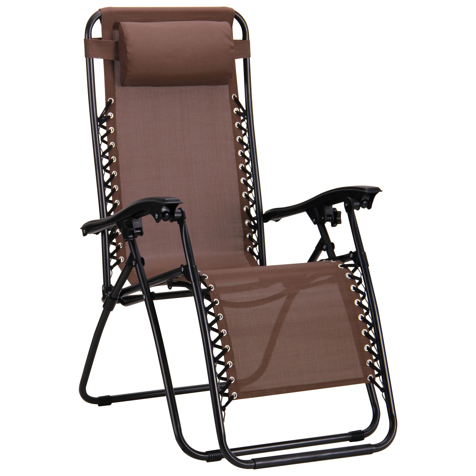 

Шезлонг AMF Релакс черный/коричневый