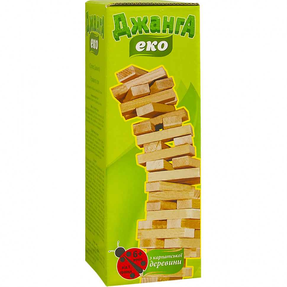 

Настольная игра Еко джанга Arial 910121, 54 бруска