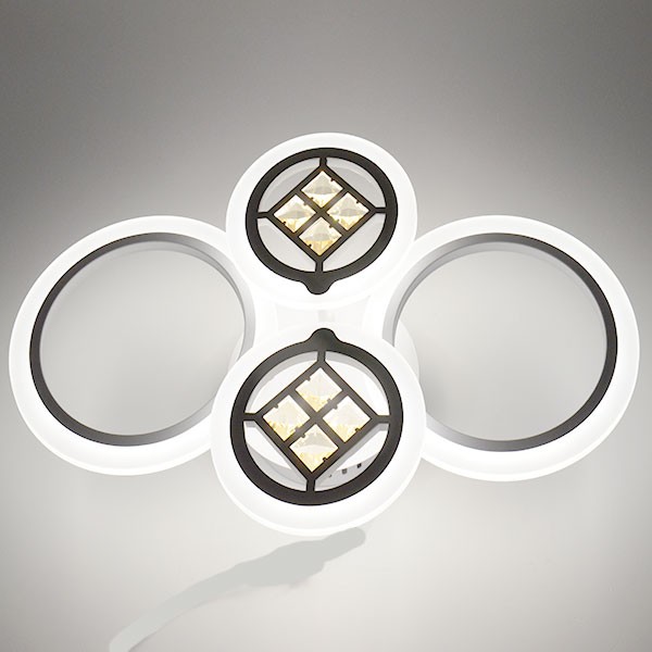 

Люстра LED Свет біла+пульт 108W
