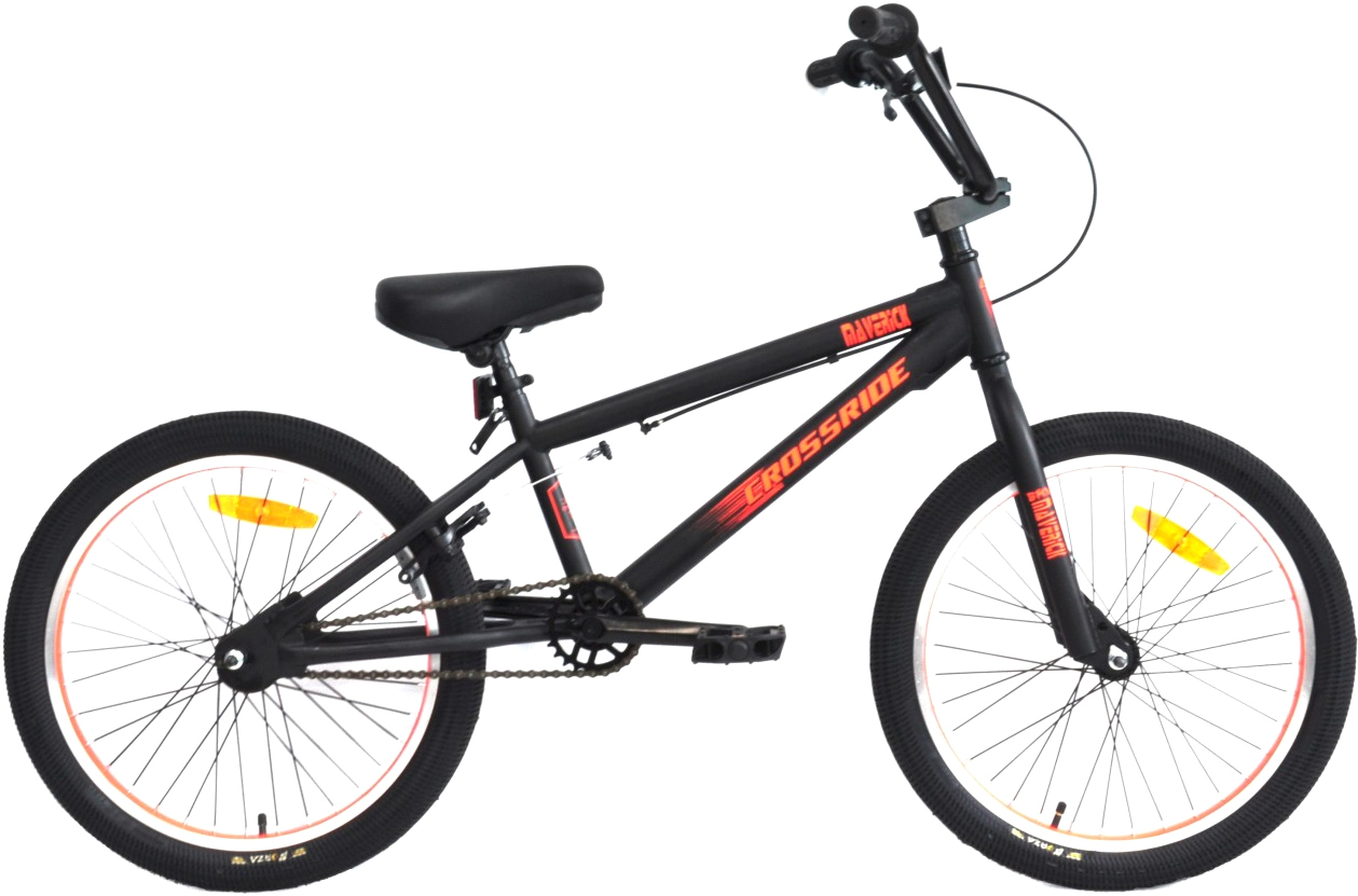 

Детский велосипед Crossride Maverick 20" 10" Черно-оранжевый (0481-П)