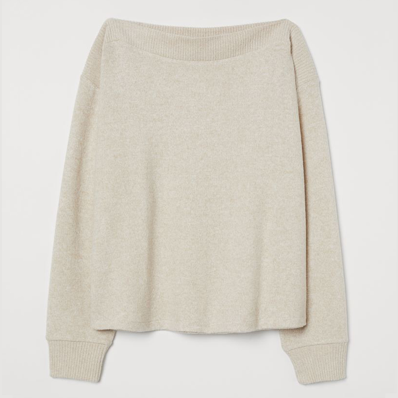 

Джемпер H&M 0828982001 S (165/88А) Бежевый меланж