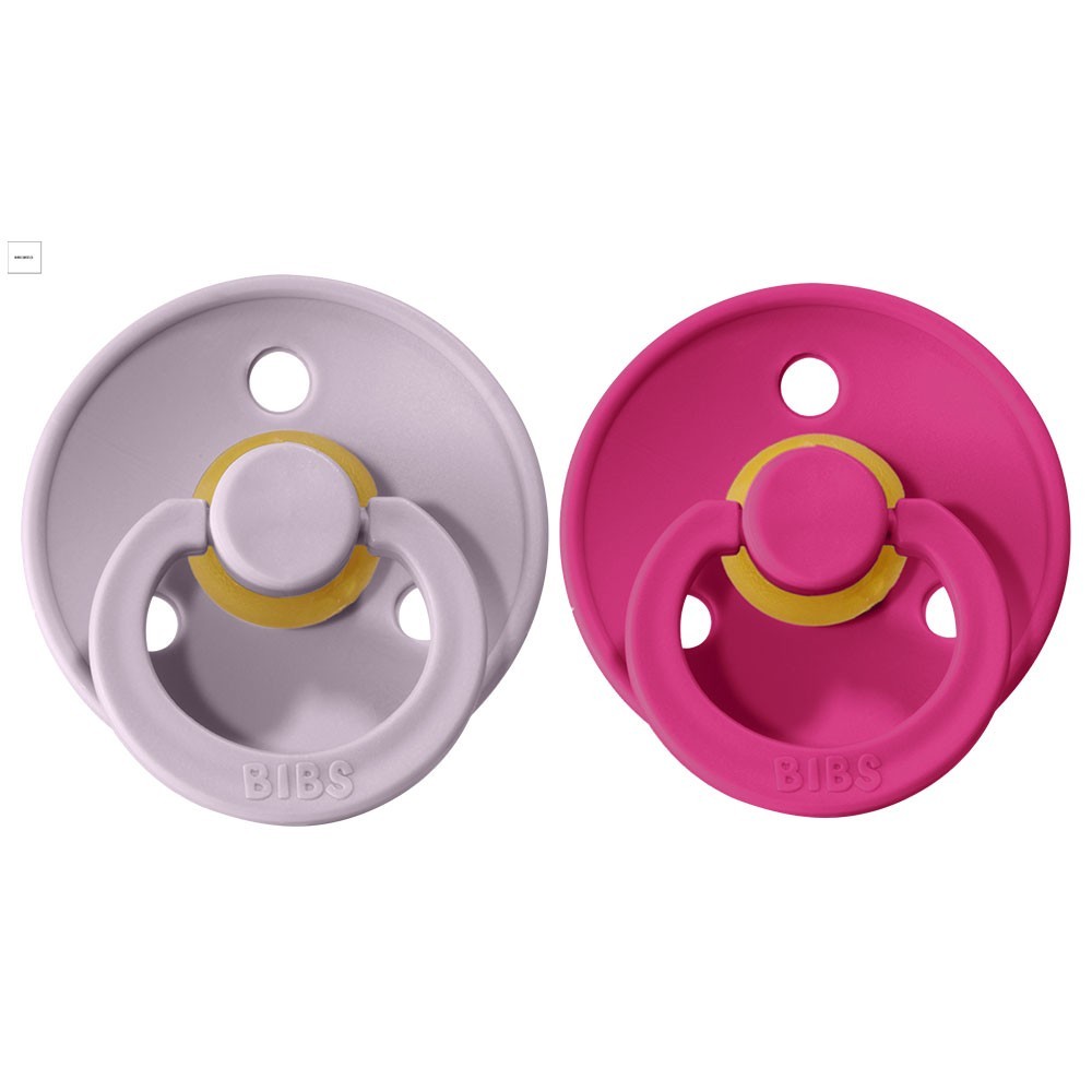

Пустышка BIBS Lilac+Raspberry 0-6 мес. 2 шт.