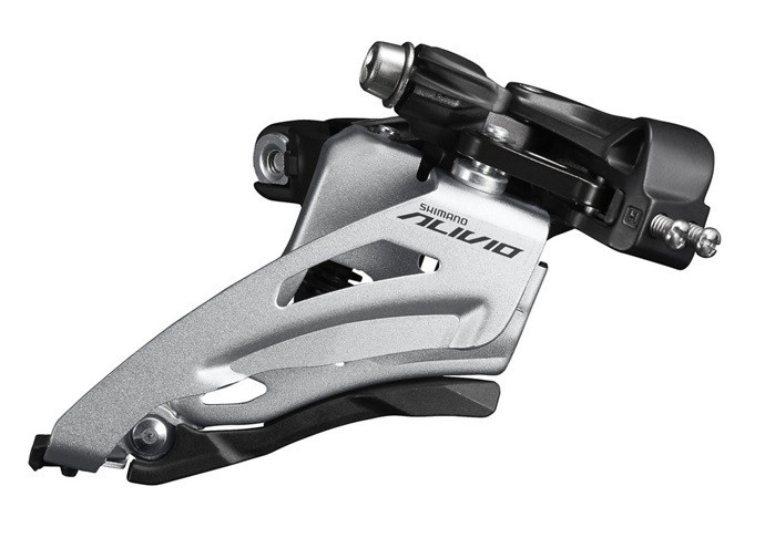 

Переключатель передний 36T Shimano ALIVIO FD-M4020-M-B под трубу 34,9 мм+адаптер 31,8