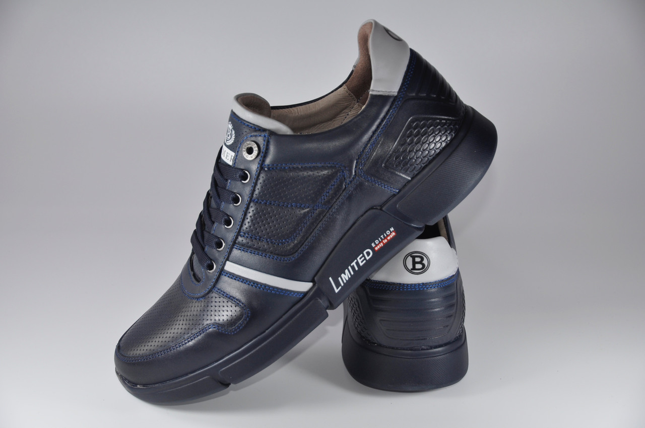 

Кроссовки Bumer S33 Кожа Синий 40