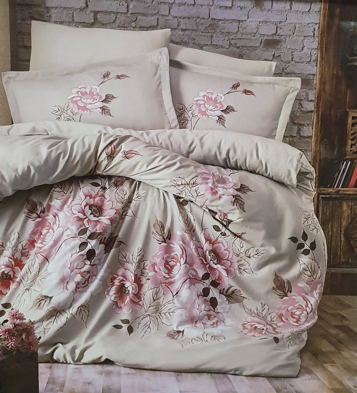 

Постельное белье CLASY сатин 200x220 см Rosemary v2