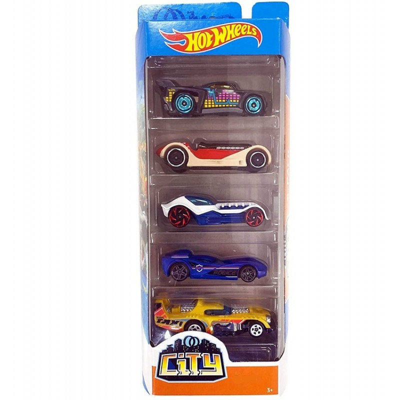 

Подарунковий набір з 5 машин Hot Wheels " CiTy" 01806