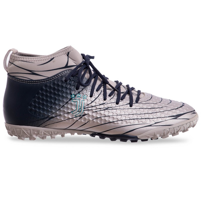 

Сороконожки с носком шиповки Difeno 161123A размер 40 Silver-Navy Blue