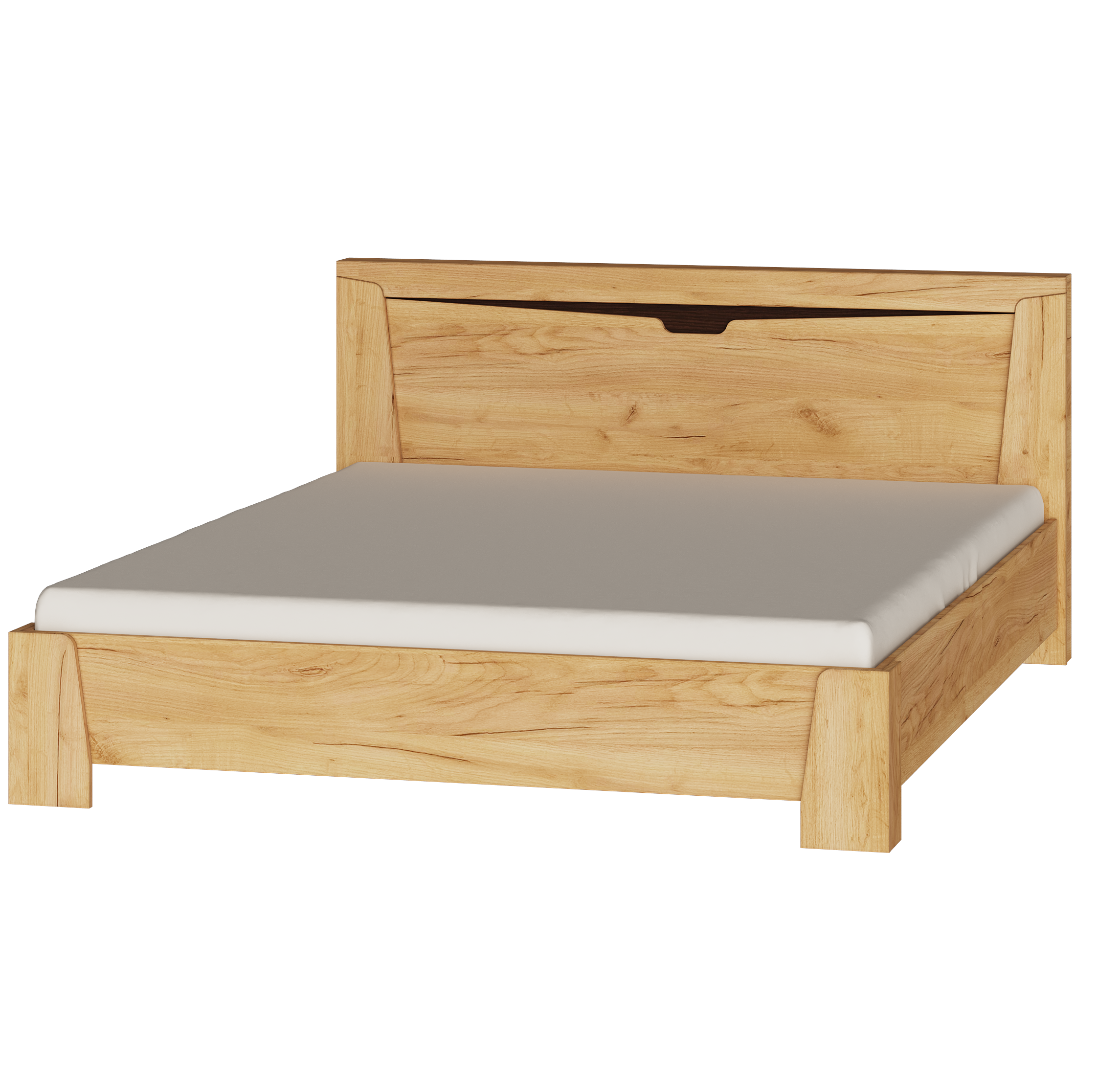 

Кровать Либерти 1600 160x200 Omni Home Дуб Крафт Золотой 167x213x86см