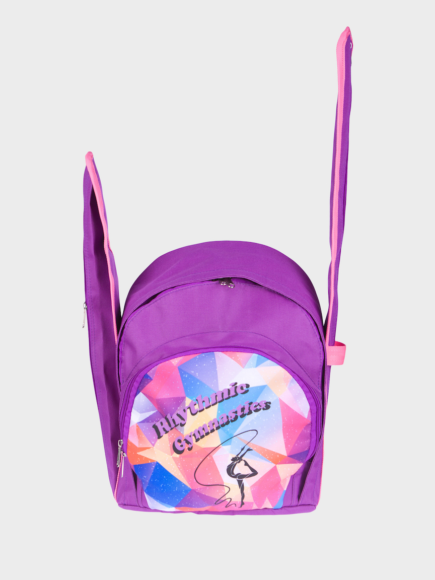

Рюкзак - Сумка для Художественной гимнастики Rhythmic Gymnastics 35x27x14.5 см. 13.7 л. Фиолетовый-Розовый (RG339-337)
