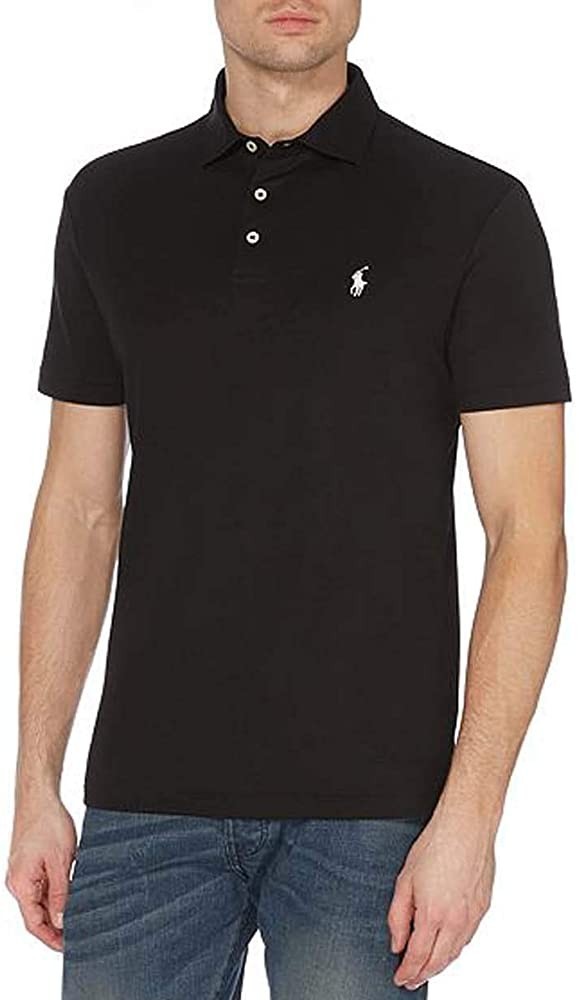

Мужская рубашка-поло Polo Ralph Lauren узкого кроя в сеточку,черный,71068784083, р.S
