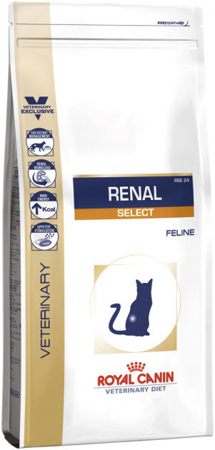 

Лечебный сухой корм для кошек Royal Canin RENAL SELECT FELINE для взрослых котов с хронической почечной недостаточностью (2 кг)