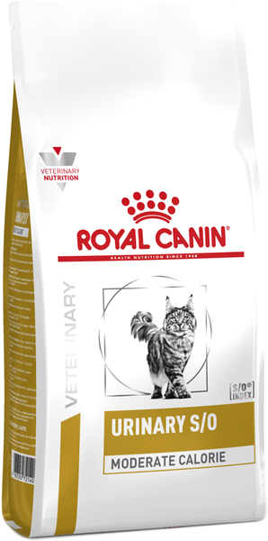 

Лечебный сухой корм для кошек Royal Canin URINARY S/O MODERATE CALORIE CAT для котов с мочекаменной болезнью и склонных к избыточному весу (3,5 кг)