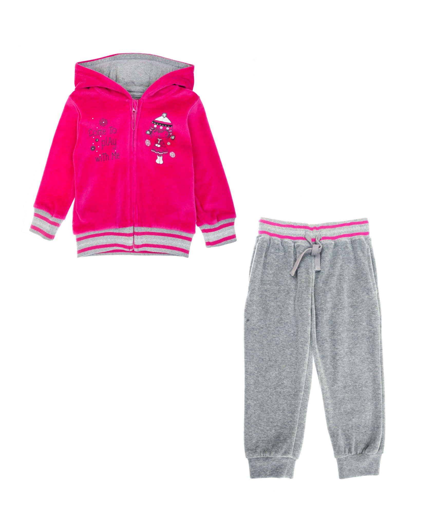 

Костюм спортивный Losan Kids girls (526-8002AD/142) Малиновый 2 Years-92 см
