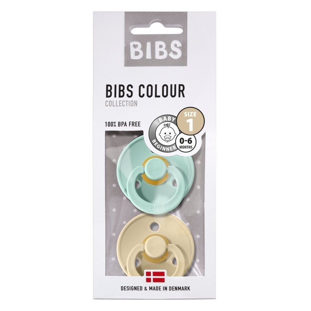 

Пустышка BIBS Mint+Vanilla 0-6 мес. 2 шт.