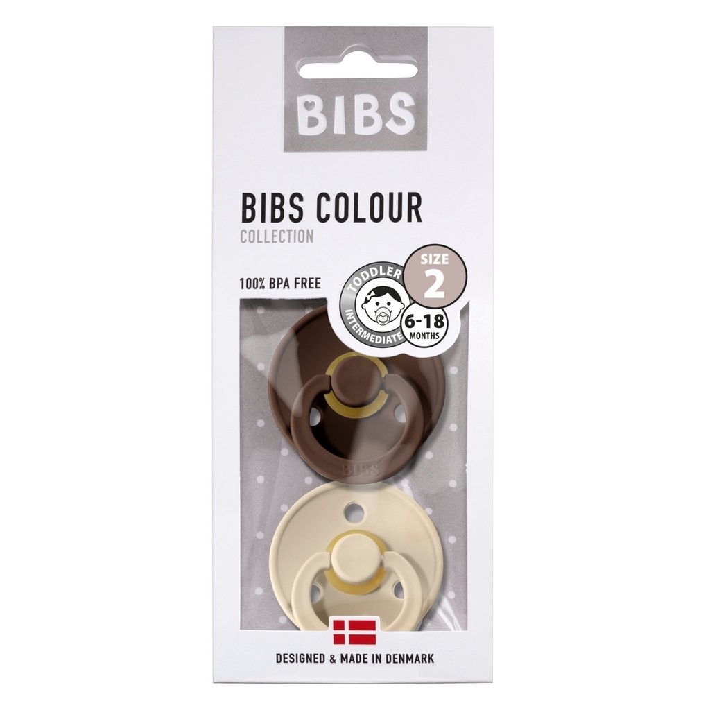 

Пустышка BIBS Mokka + Vanilla 6-18 мес. 2 шт.