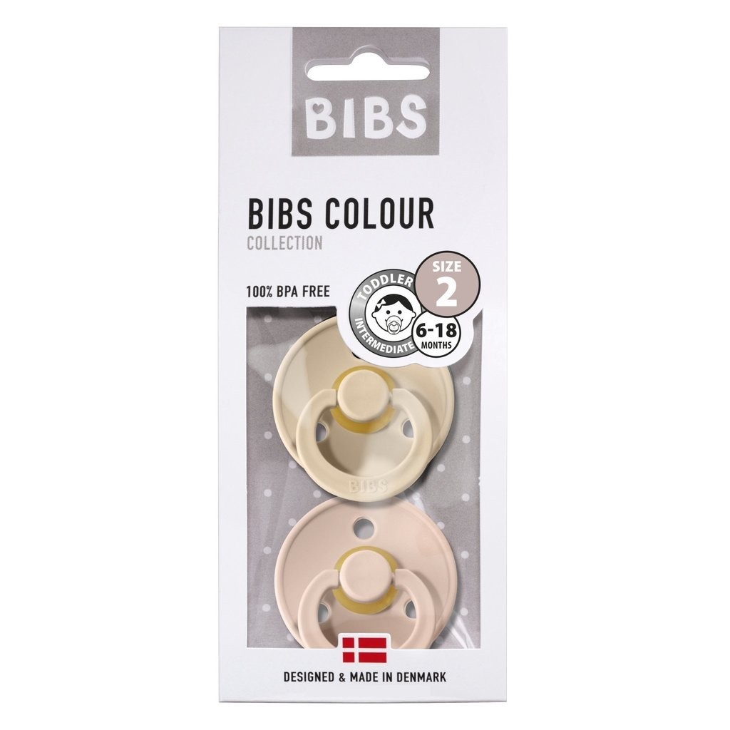 

Пустышка BIBS Vanilla + Blush 6 -18 мес.