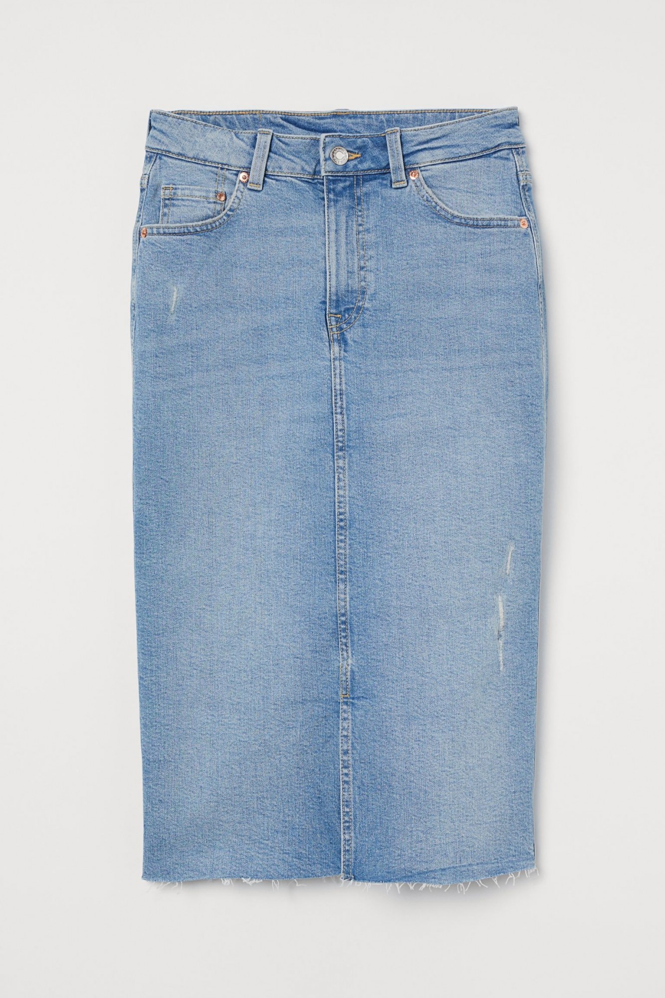 

Юбка джинсовая H&M 38 голубой 7792501dm